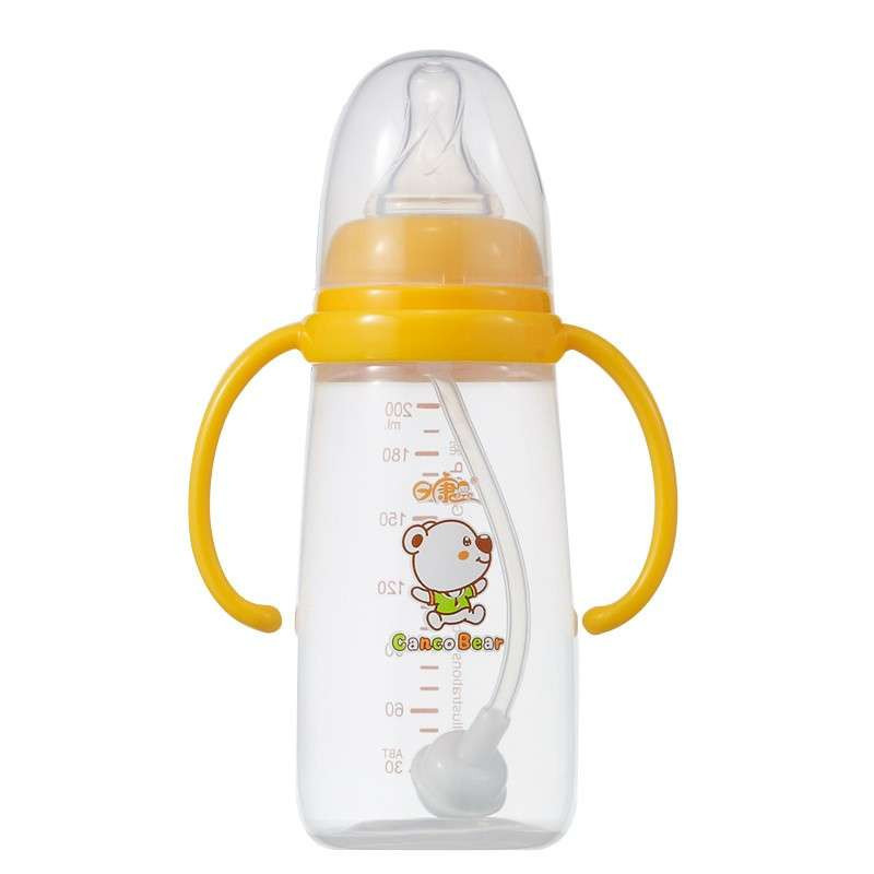 日康标口有柄自动奶瓶(200ml.PP)RK-3123