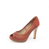 Joypeace 真美诗春季红色油蜡小牛皮女鞋 ZLK