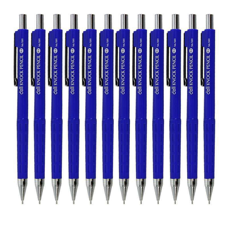 得力（deli）7001 自动铅笔 12支混色装
