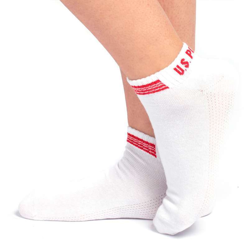 U.S.POLO ASSN.女袜（4双装）船袜运动系列颜色随机（均码）PL-9999