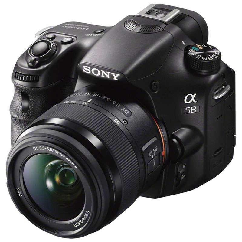 索尼(SONY) 单电相机 SLT-A58 （18-55mm） 黑色