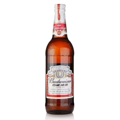 百威啤酒600ml瓶装商品图片