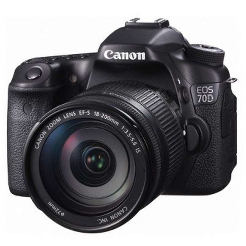 佳能（Canon）EOS 70D KIT数码单反相机 套机 (EF-S 18-200 IS)