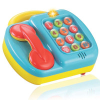 爱亲亲 音乐电话机+写字板 0-3岁 环保安全宝宝