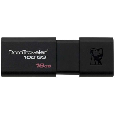 金士顿（Kingston）DT100G3 16GB U盘（黑色）