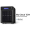 西部数据（WD） My Cloud Ex4系列云存储 无盘机柜 WDBWWD0000NBK-SESN