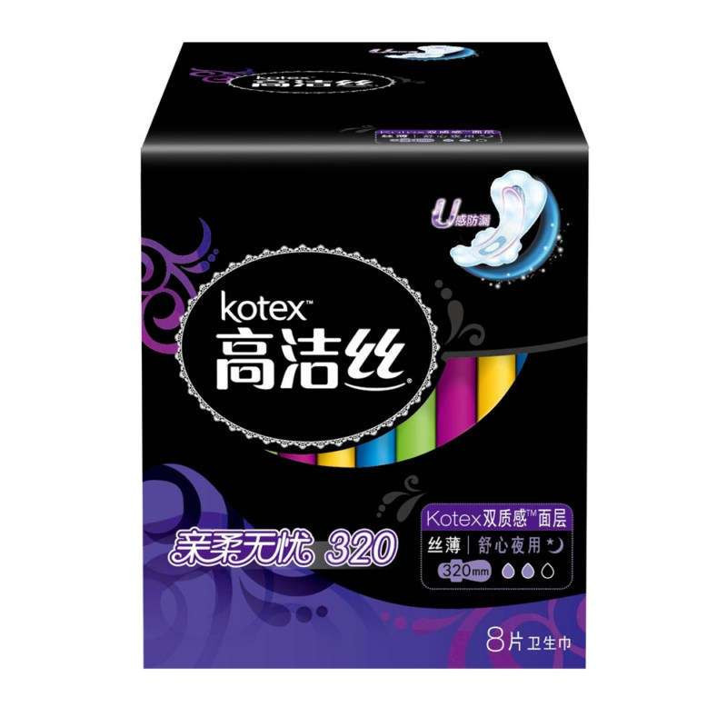 kotex高洁丝尊享（臻选）系列丝薄夜用320mm8片
