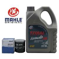 福斯泰坦全能机油5W-40 4L+马勒机滤OC611