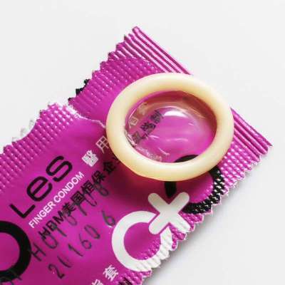 倍力乐避孕套小号les女同拉拉手指套8只情趣套蕾丝三元里情趣用品图片