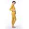 亚洲妈妈 秋季孕妇套装百搭纯棉高弹套装 孕前期孕后通用TZ121101 黄色 M