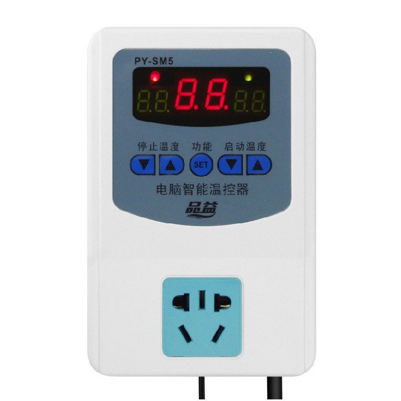 系列】电子控温插座 数显微电脑智能温控器 温