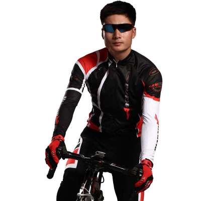 acacia 夏季骑行服长袖套装男士 自行车骑行服装备 长袖骑行服套装