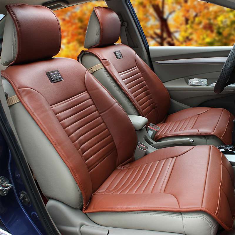 中德 新款汽车坐垫 丹尼皮座垫通用四季垫车内座套 全包标准棕