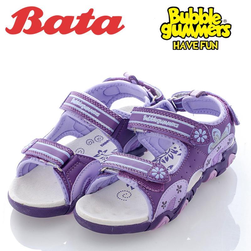 Bata 童鞋 bubblegummers 女童 童鞋 461-9004-032 紫色 35码/22.5cm