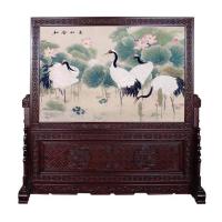 实木屏风时尚隔断玄关家居办公餐厅创意移动会