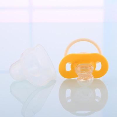新生儿安抚嘴宝宝/婴儿硅胶扁头弧身小安抚奶嘴 拇指型安抚奶嘴