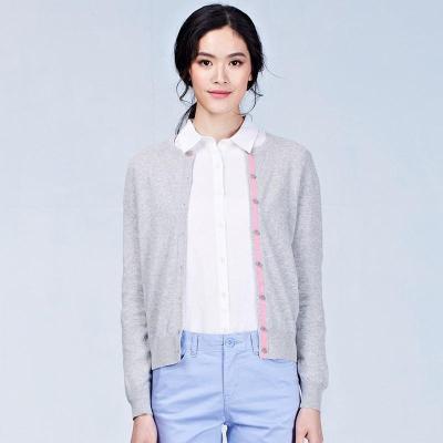 【<em>佐丹奴</em>官方旗舰店】<em>佐丹奴女</em> <em>纯棉开衫</em>荧光