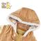 童泰冬季新款婴儿衣服外出棉衣三件套宝宝加厚带帽棉服套装D80100 黄色 80cm