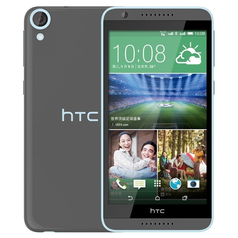 HTC Desire 820t 镶蓝灰 移动4G手机