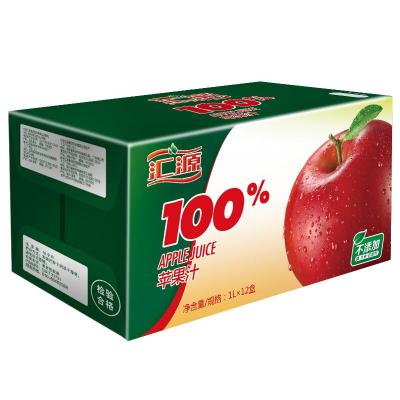 汇源100%苹果汁 1l*12