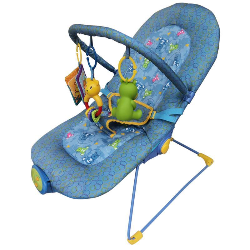 慧婴宝 多功能宝宝摇椅带音乐震动婴儿摇椅带玩具摇摇椅儿童安抚椅 彩环可调