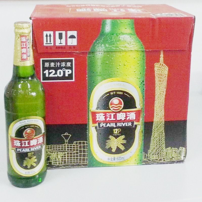 【珠江牌系列】12度珠江啤酒600ml*12 整箱图