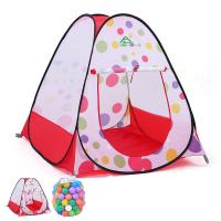 乐 红色圆点小帐篷 儿童帐篷 +约100个海洋球(