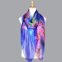 维莉瑞特 超大丝巾女士 高档雪纺丝巾长款沙难