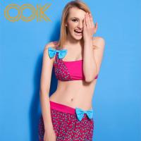 OOK泳衣女分体裙式小胸聚拢显瘦 韩国温泉保