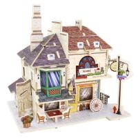 3d立体拼图立体纸膜房屋模型玩具儿童益智早