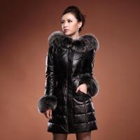 憨厚皇后 真皮皮衣女 2015新款皮草海宁真皮羽
