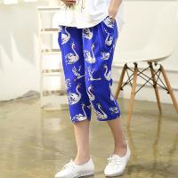 【实拍】大码孕妇打底裤夏孕妇七分裤拖腹裤中