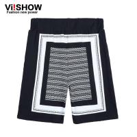 <em>2015</em>夏装新款<em>短裤男</em> 英伦风休闲短裤几何图案