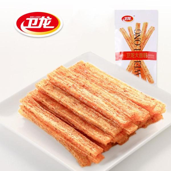 【卫龙卤味小食】卫龙辣条 大面筋68g 辣条辣