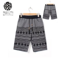 mssefn 2015日系<em>复古</em>风毛线<em>印花</em>图案民族风短