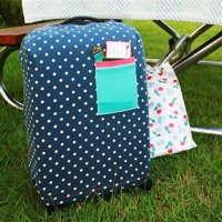 SAFEBET 小清新圆点弹力拉杆箱保护套行李箱