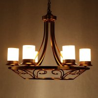 高端全铜吊灯美式乡村纯铜客厅吊灯新中式简欧