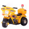 新款儿童电动摩托车儿童电动车三轮车单驱宝宝玩具车可坐童车警车 红色