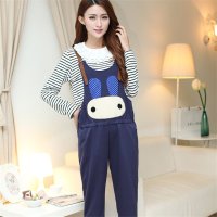 韩文孕妇背带裤秋冬款2015新款韩版时尚大码