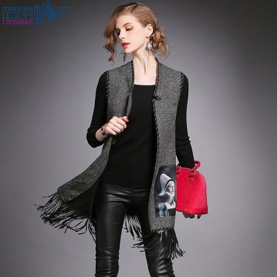 【女士<em>马甲</em> 1】<em>蓝雨</em>蝶依*2015早秋新款 下摆P