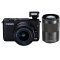 佳能(Canon) EOS M10 微单双镜头套机（15-45+55-200）（黑）