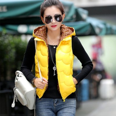 【悍<em>鹿</em>女士<em>马甲</em> 1】悍鹿2015新款<em>羽绒服</em>女韩