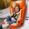文博仕 儿童安全座椅 宝宝婴儿汽车座椅 9个月-12岁可选配isofix HB-01 橙色