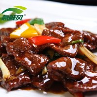 上海新雅粤菜馆蚝油牛肉225g*4盒 免切免洗冷