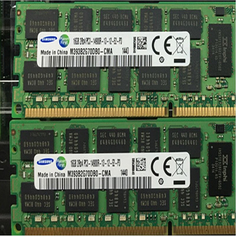 三星(SAMSUNG)原厂16GB DDR3 1866 ECC REG 服务器工作站内存条RECC