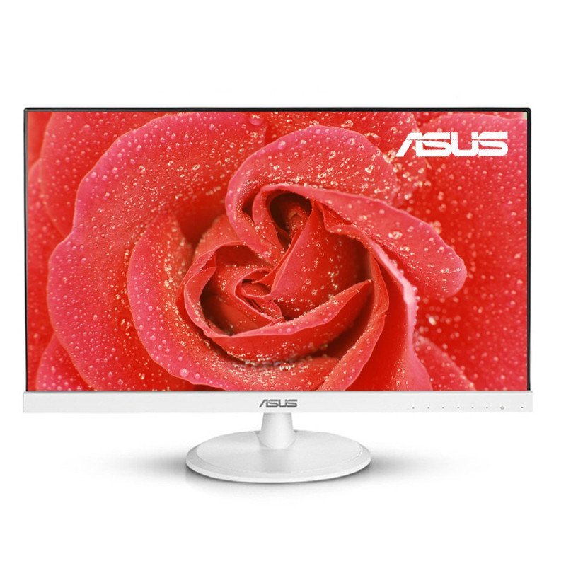 华硕（ASUS）VC239N-W 23英寸 白色超薄不闪屏可壁挂液晶护眼显示器