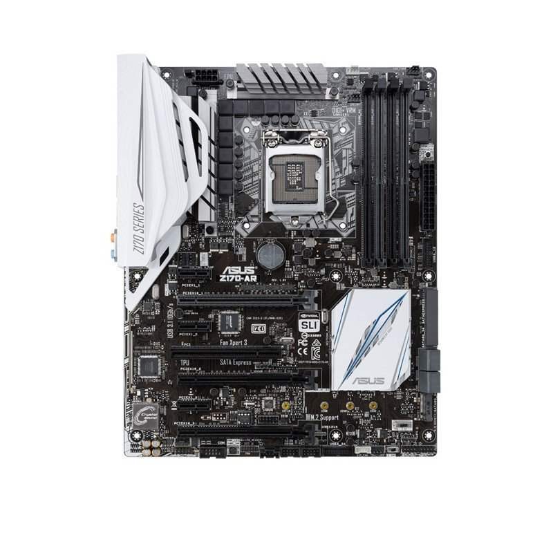 华硕(asus)z170-ar 主板(lga 1151 bclk tpu加速)高清实拍图