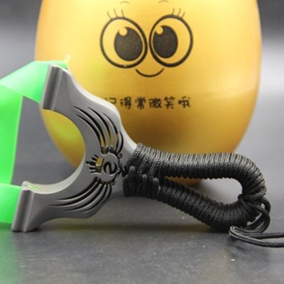 美元钛合金扁皮筋弹弓钛合金弹弓精品弹弓 猿