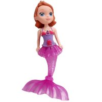 索菲亚人鱼公主带灯光音乐玩具 美人鱼芭比娃