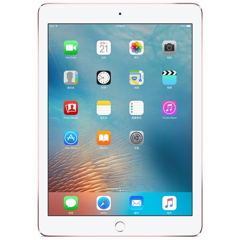 Apple iPad Pro 平板电脑（9.7英寸 256G WLAN版 A9X芯片 Retina屏 MM1A2CH/A）玫瑰金色